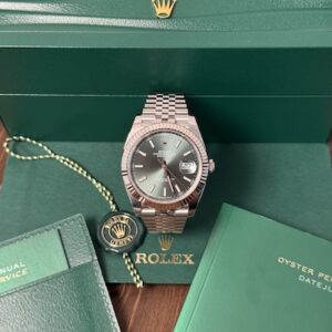 rolex datejust 41 green dial