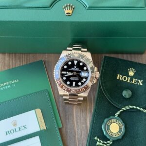 rolex gmt or rose 126715