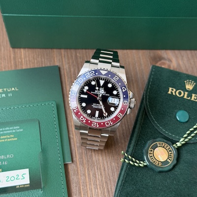 Rolex GMT MASTER II – 126710BLRO – 2025